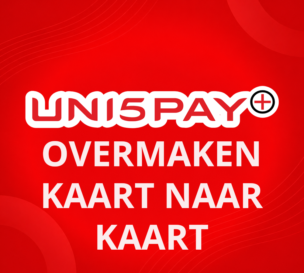 Screenshot in de Uni5Pay+ app