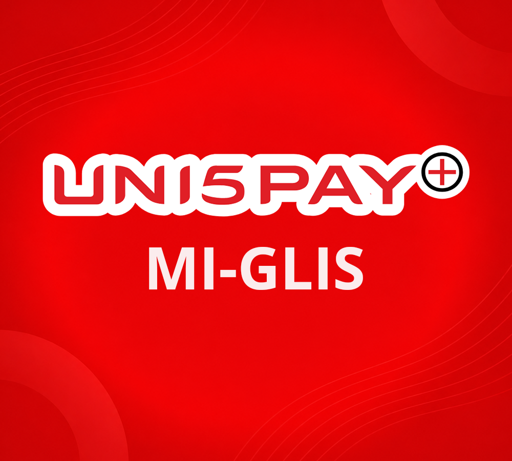 Screenshot in de Uni5Pay+ app