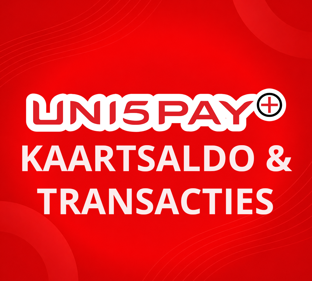 Screenshot in de Uni5Pay+ app