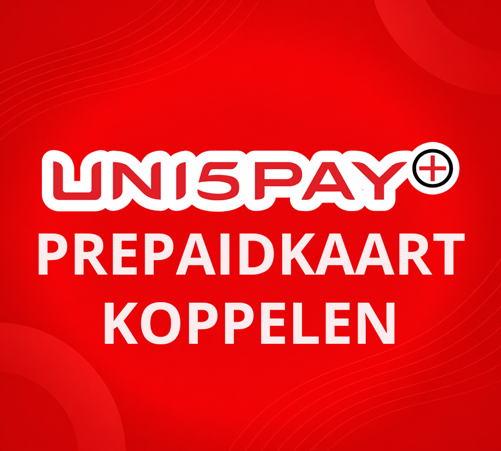 Screenshot in de Uni5Pay+ app